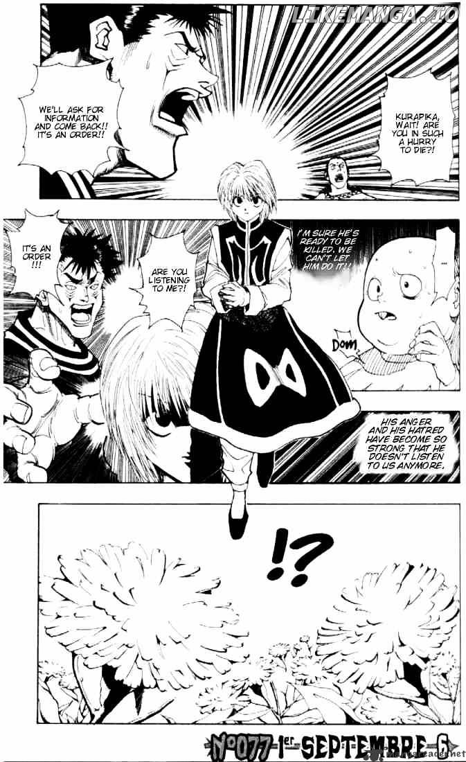 Hunter x Hunter, Chapter 77 image 01